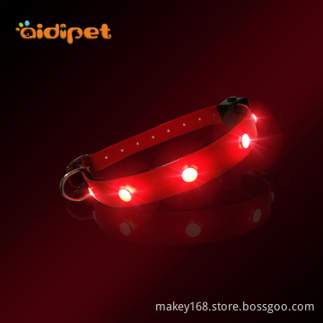 Tpu Water Resistance Led Lighted Dog Collar